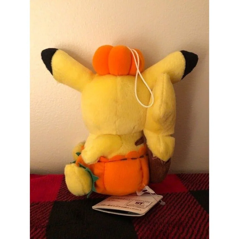 Banpresto Pokemon Halloween Pikachu Pumpkin 2018 Toreba Prize Plush 6.5